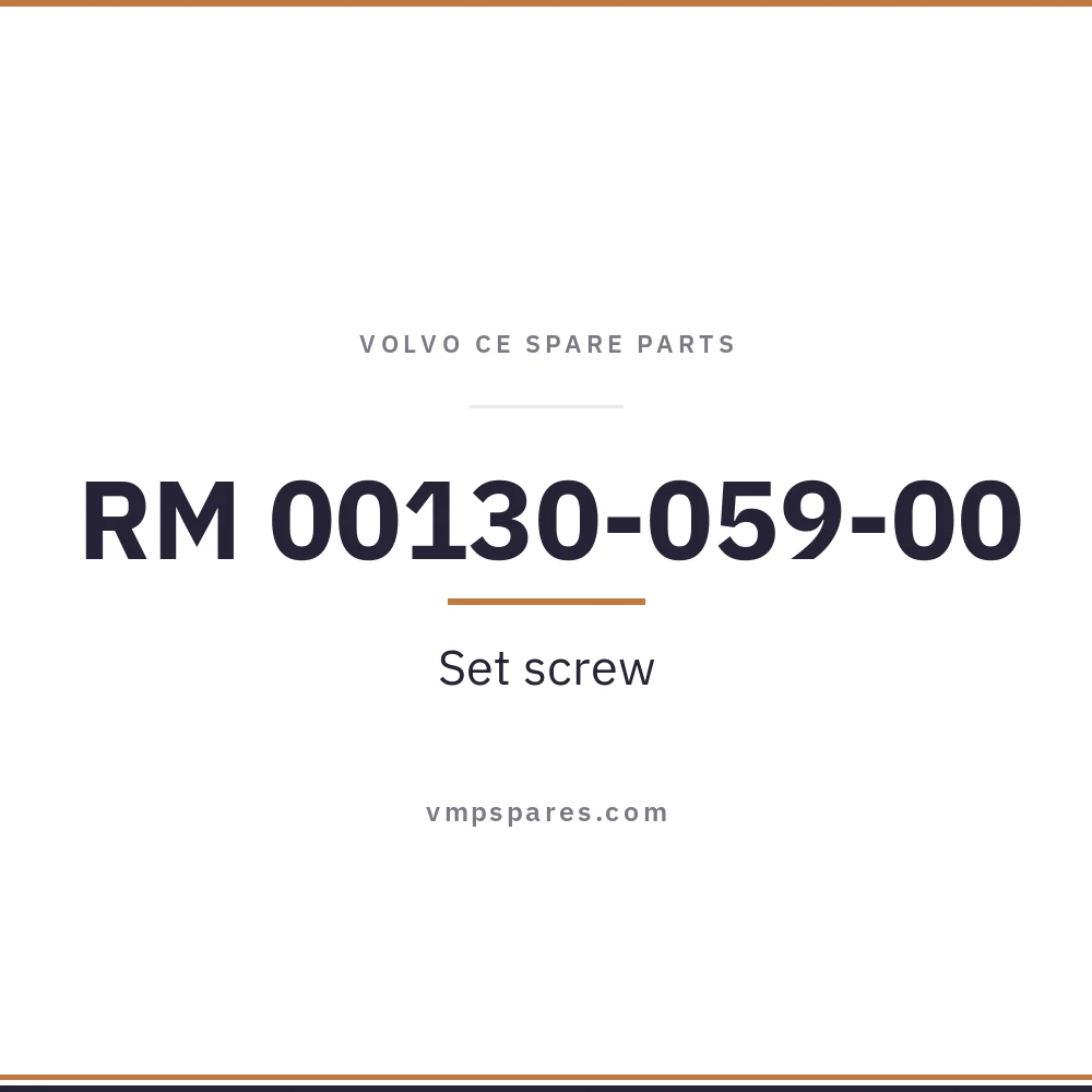 RM 00130-059-00 – Set screw