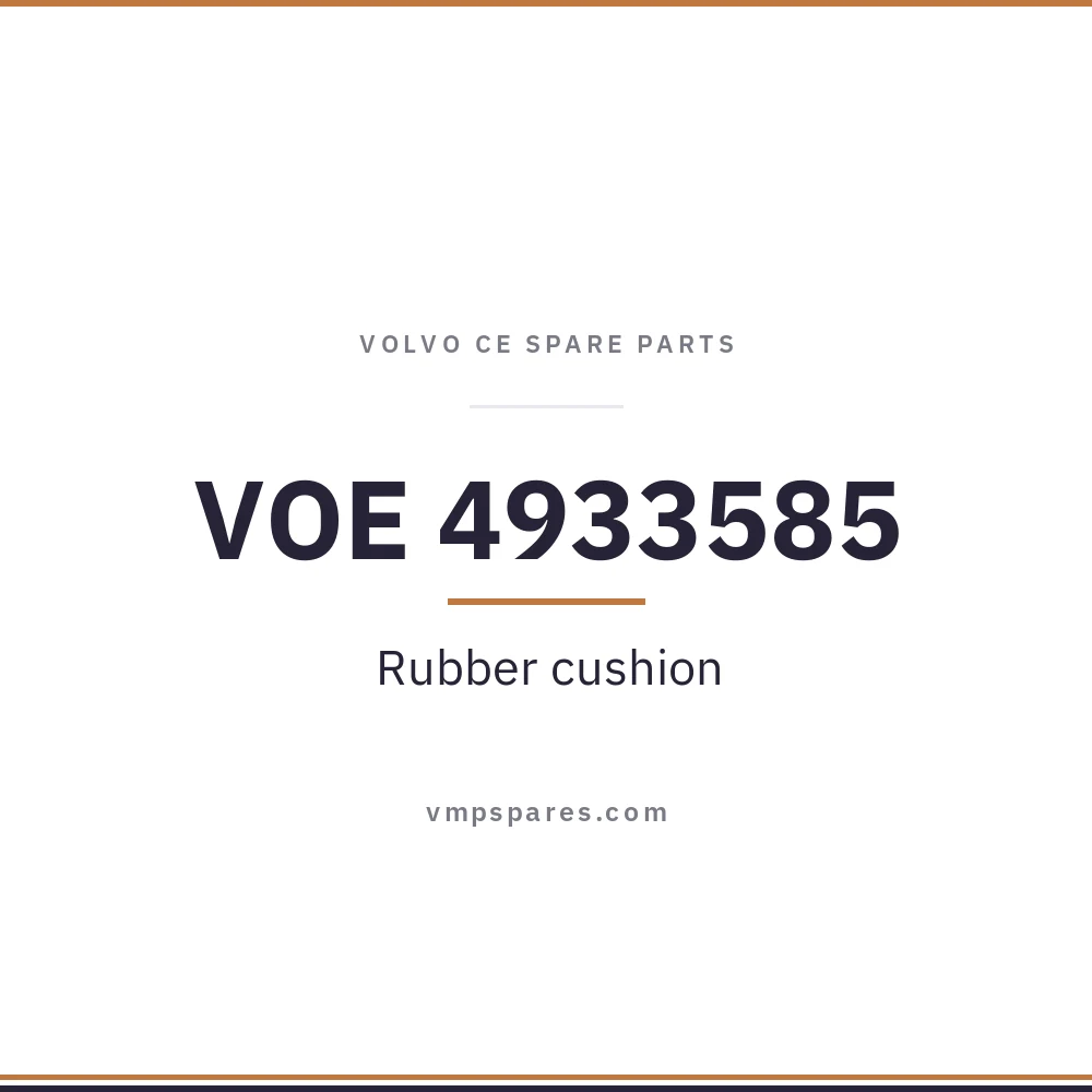 VOE 4933585 – Rubber cushion