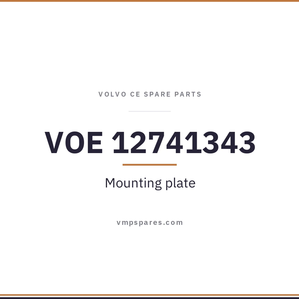 VOE 12741343 – Mounting plate