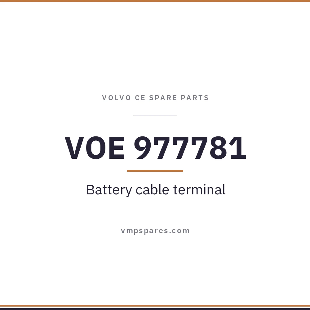 VOE 977781 – Battery cable terminal