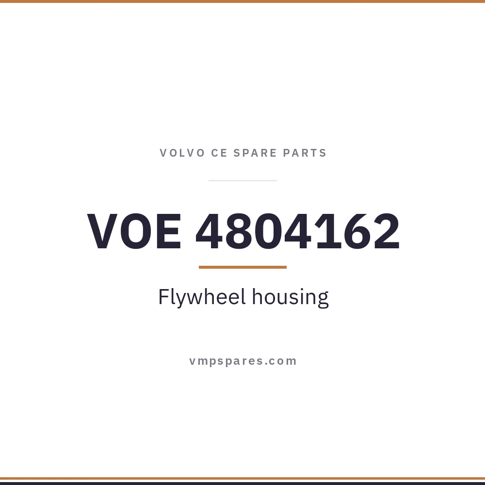 VOE 4804162 – Flywheel housing