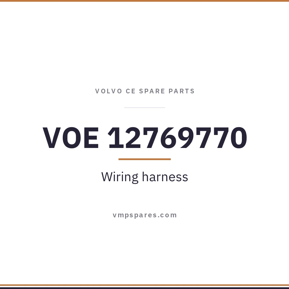 VOE 12769770 – Wiring harness