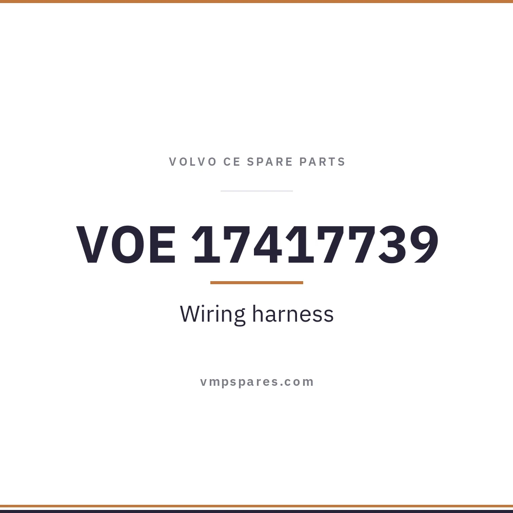 VOE 17417739 – Wiring harness