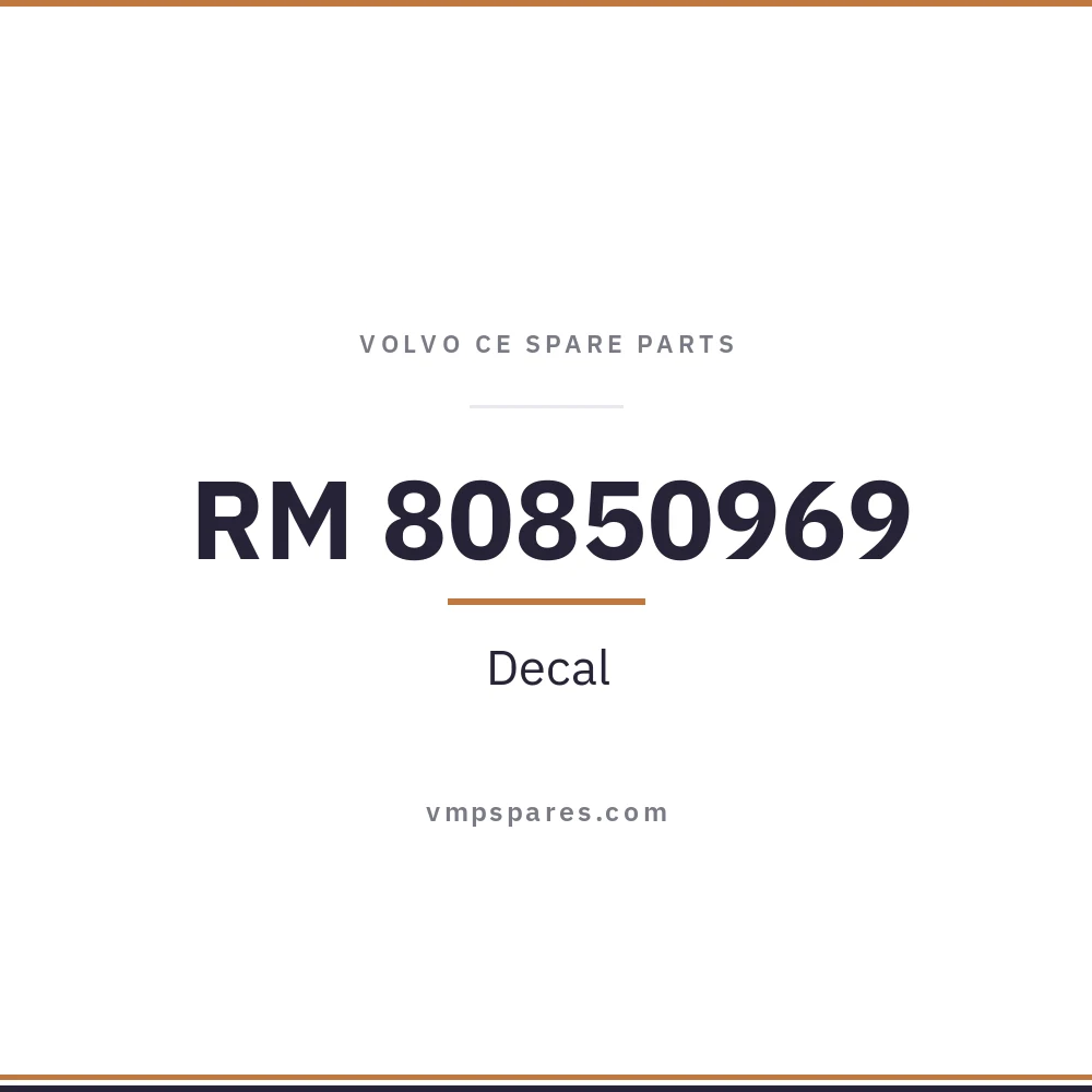 RM 80850969 – Decal