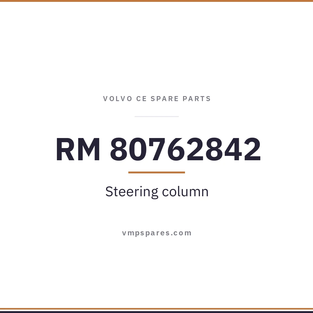 RM 80762842 – Steering column