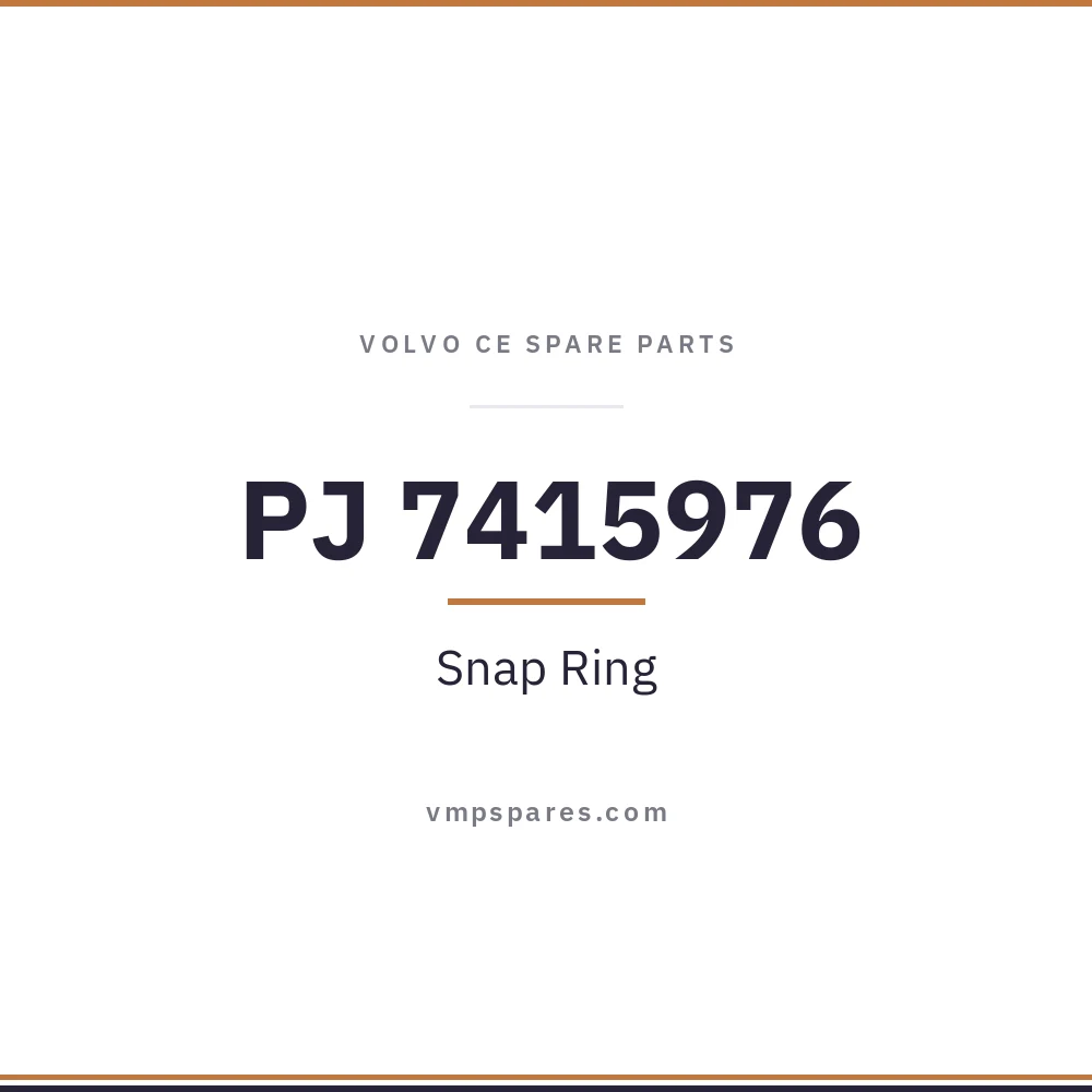PJ 7415976 – Snap Ring