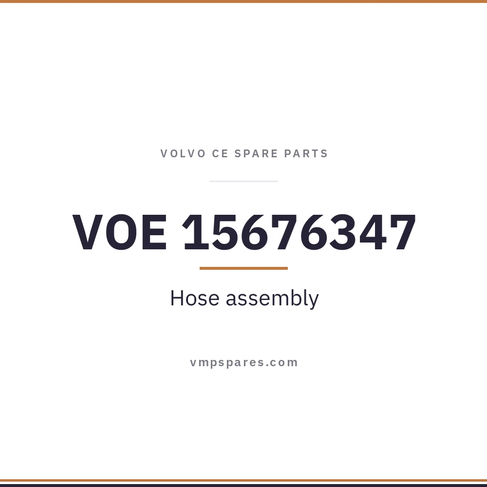 VOE 15676347 – Hose assembly