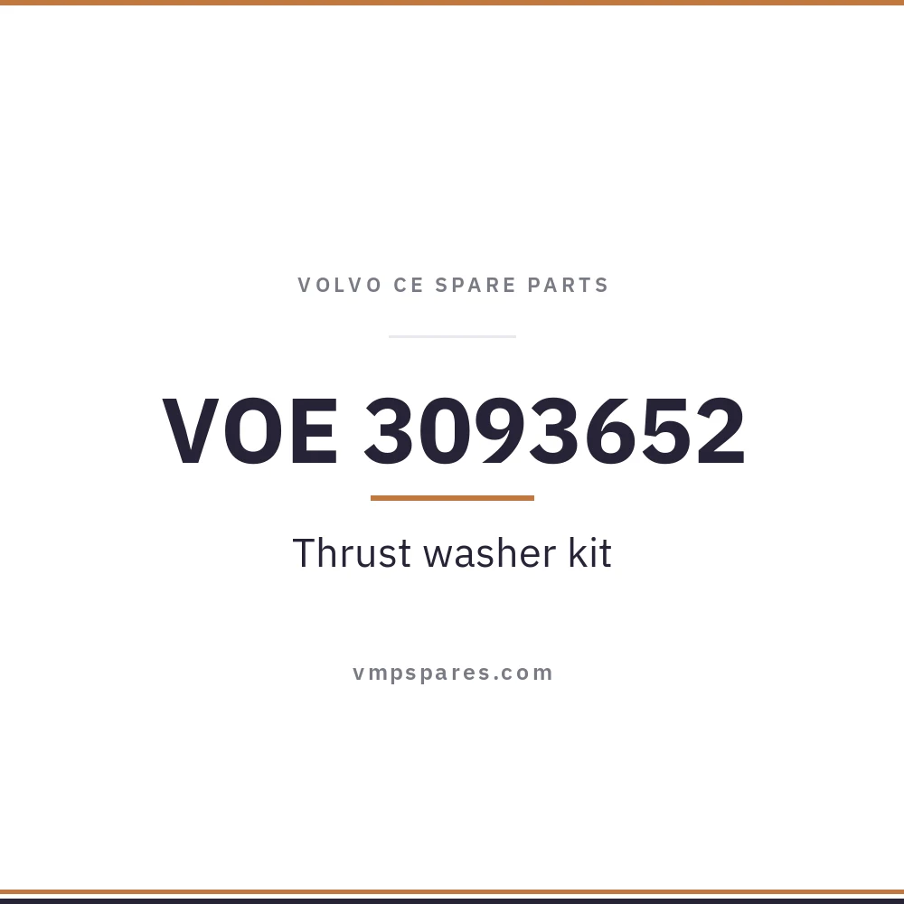 VOE 3093652 – Thrust washer kit