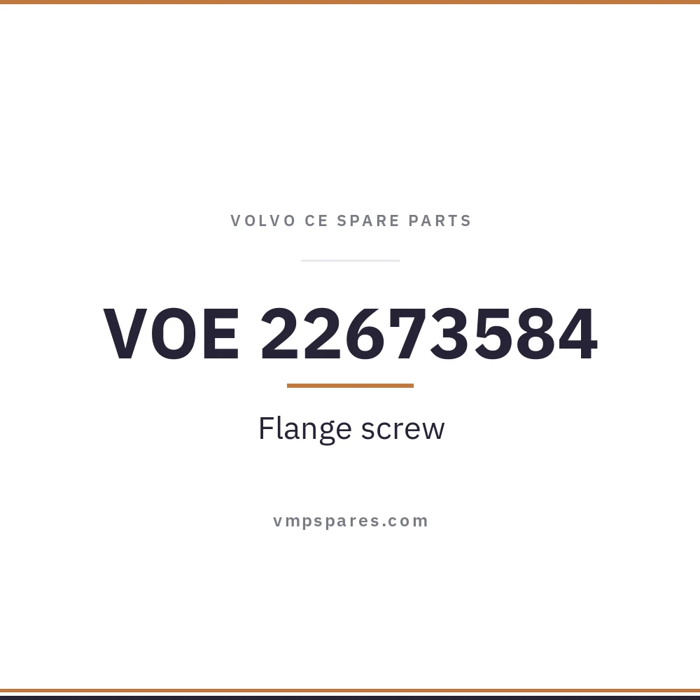 VOE 22673584 – Flange screw