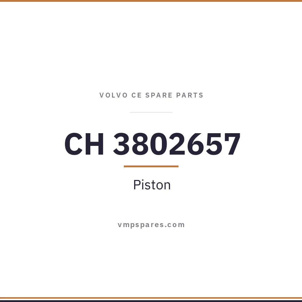 CH 3802657 – Piston