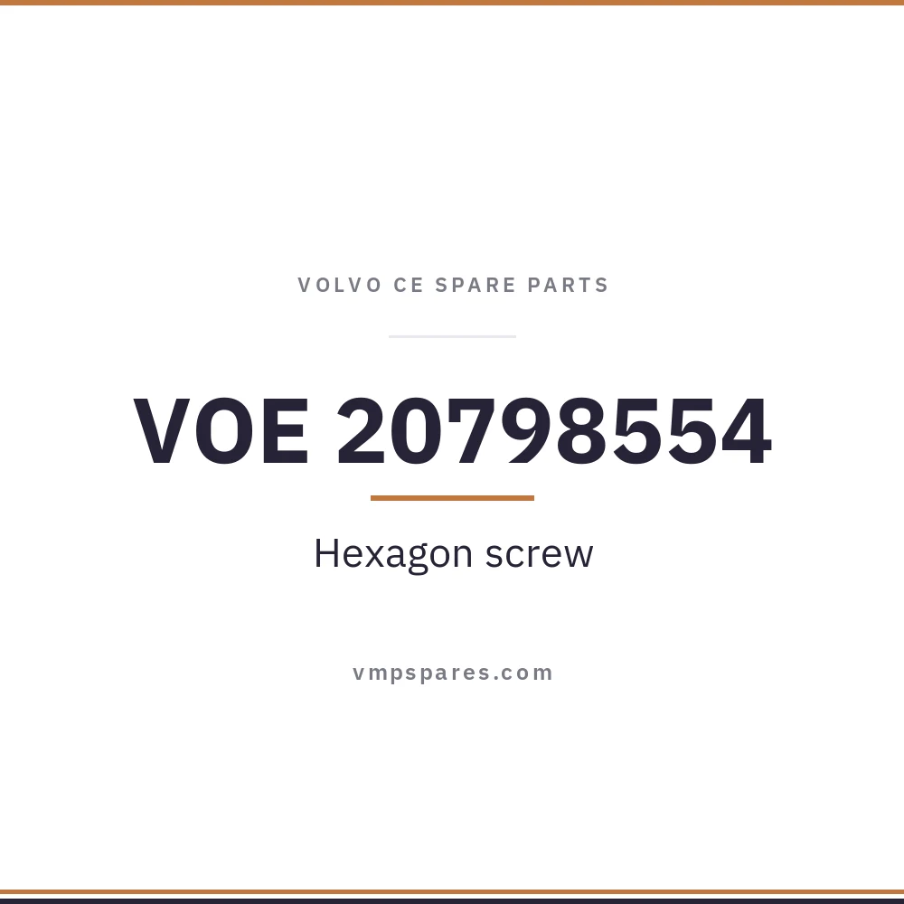 VOE 20798554 – Hexagon screw