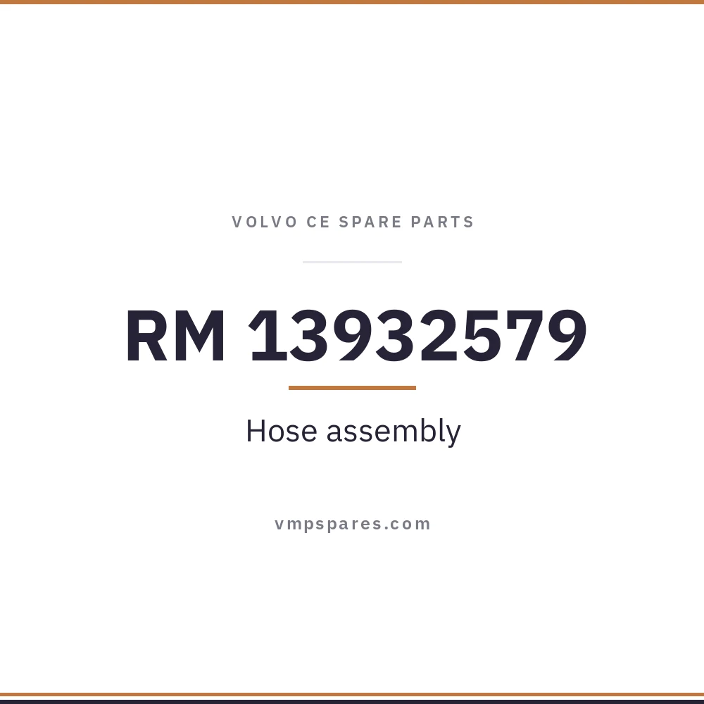 RM 13932579 – Hose assembly