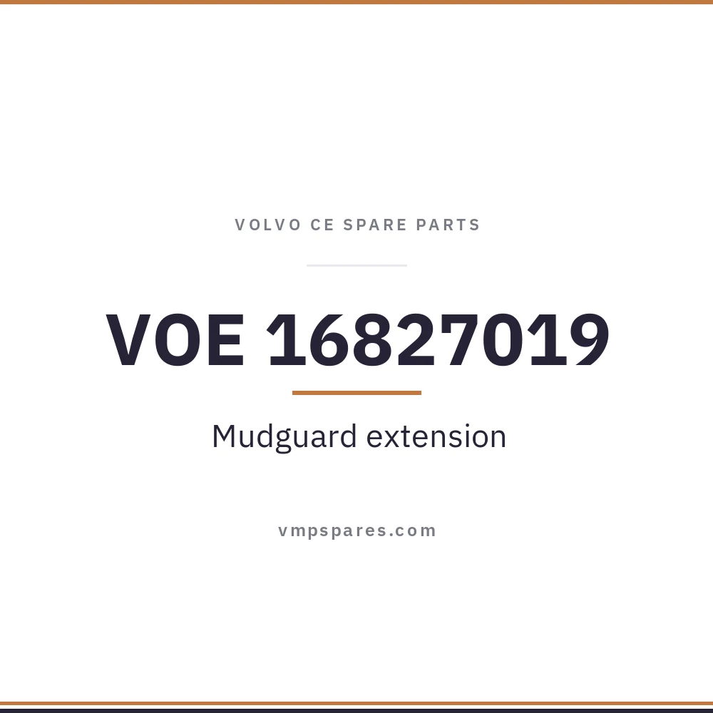 VOE 16827019 – Mudguard extension