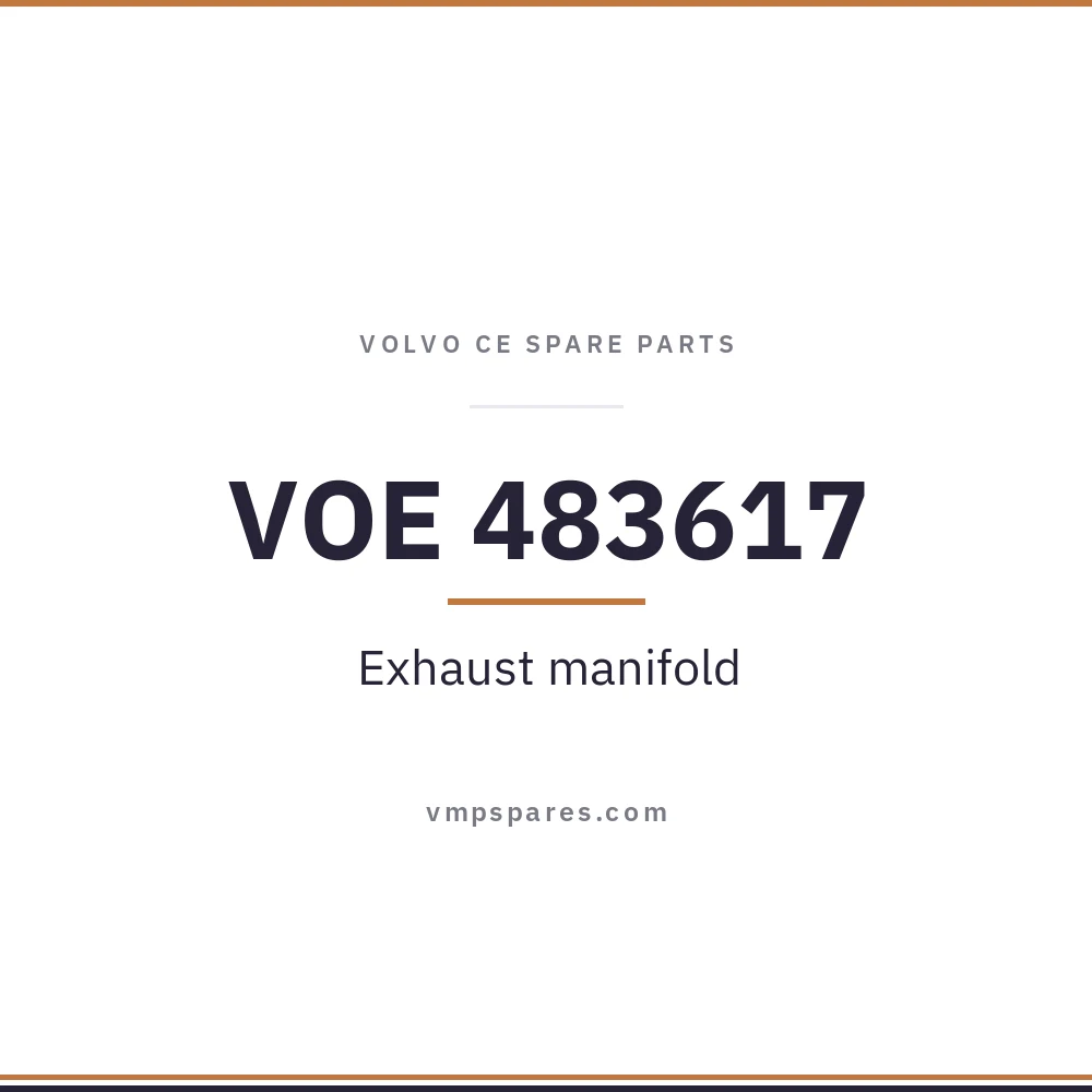 VOE 483617 – Exhaust manifold