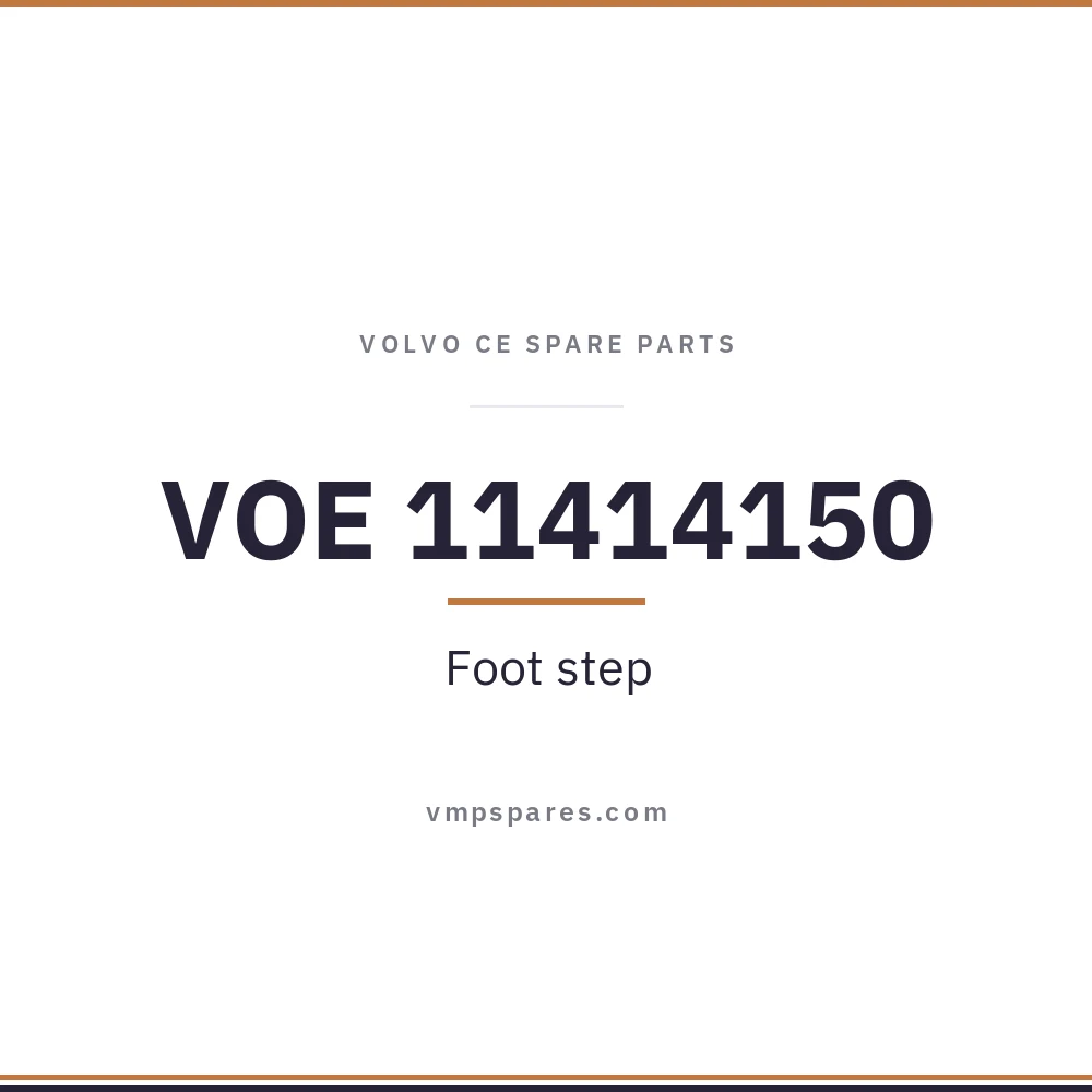 VOE 11414150 – Foot step
