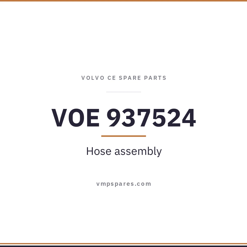 VOE 937524 – Hose assembly