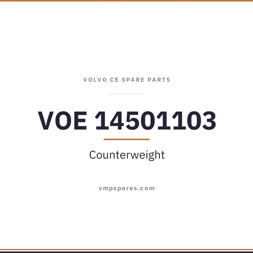 VOE 14501103 – Counterweight