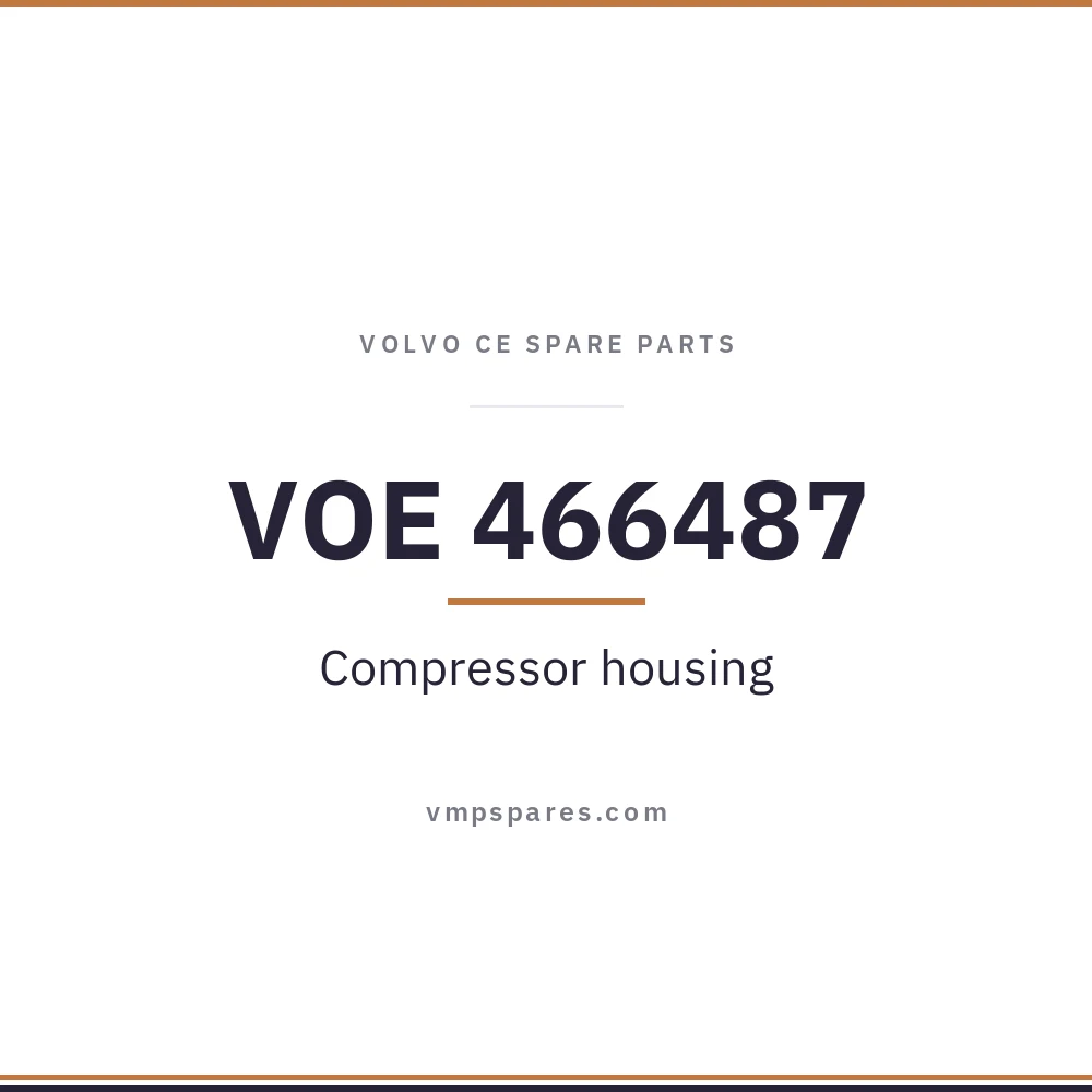 VOE 466487 – Compressor housing