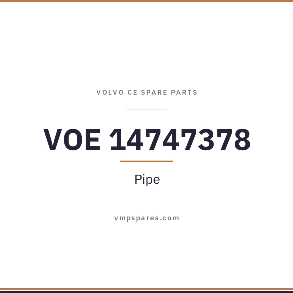 VOE 14747378 – Pipe