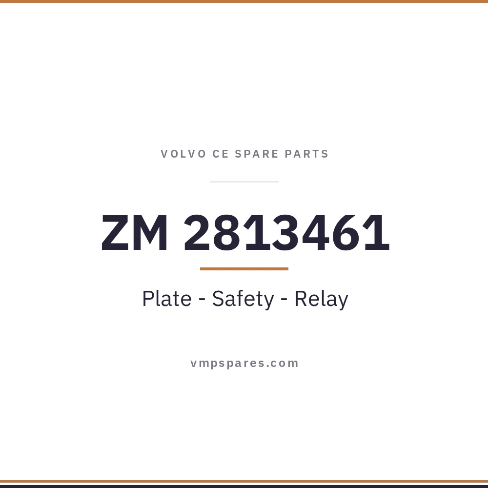 ZM 2813461 – Plate – Safety – Relay