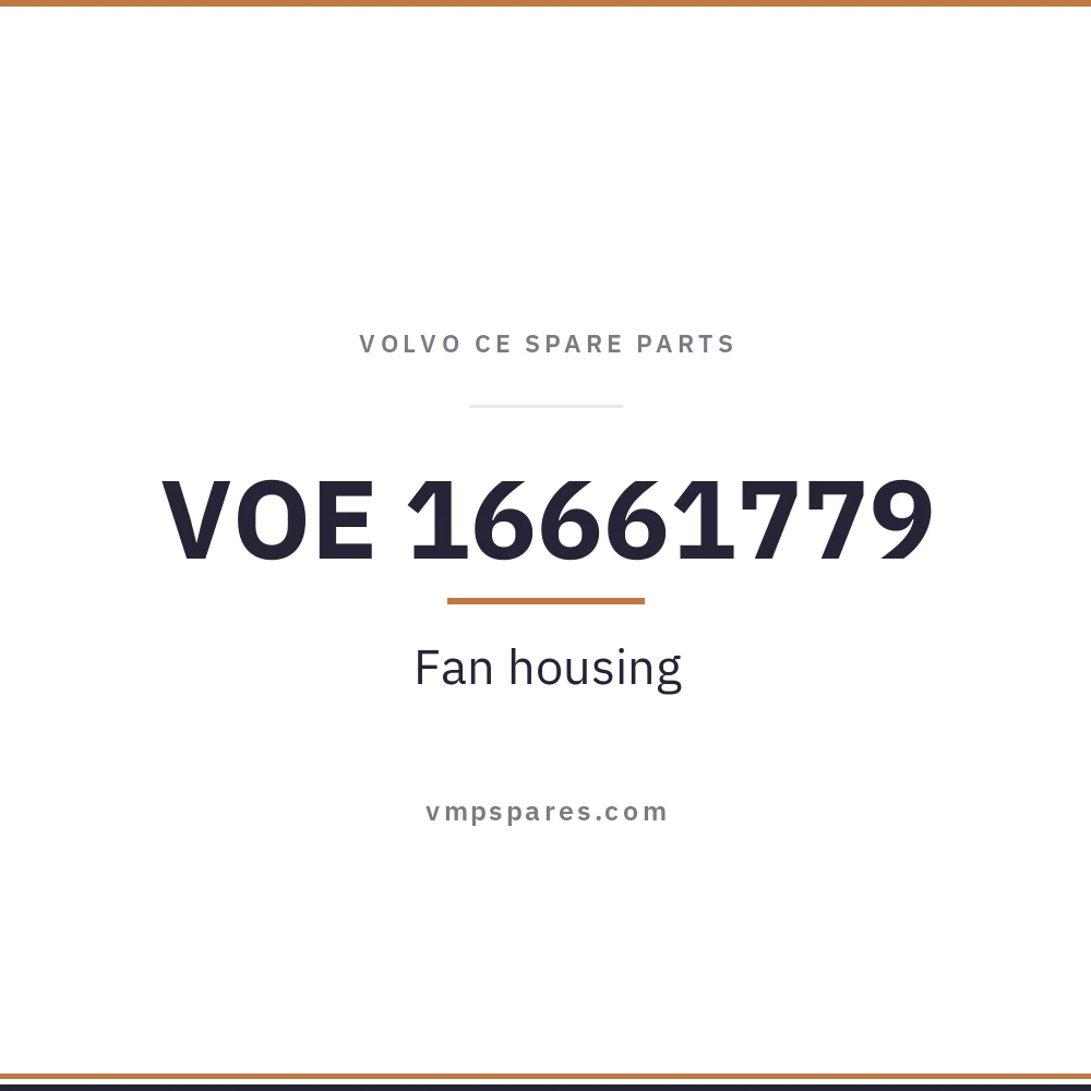 VOE 16661779 – Fan housing