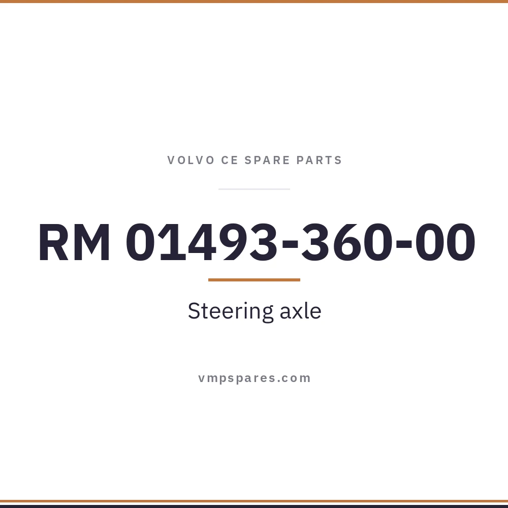 RM 01493-360-00 – Steering axle
