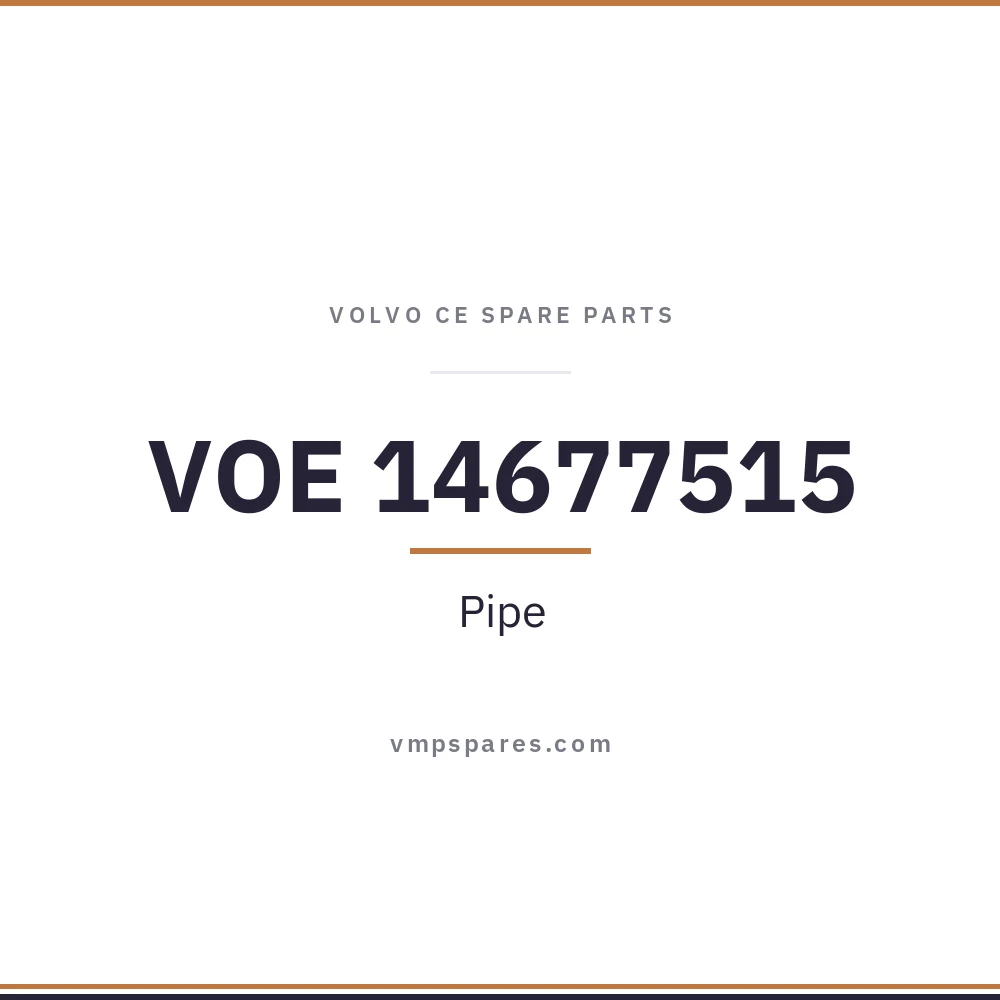 VOE 14677515 – Pipe