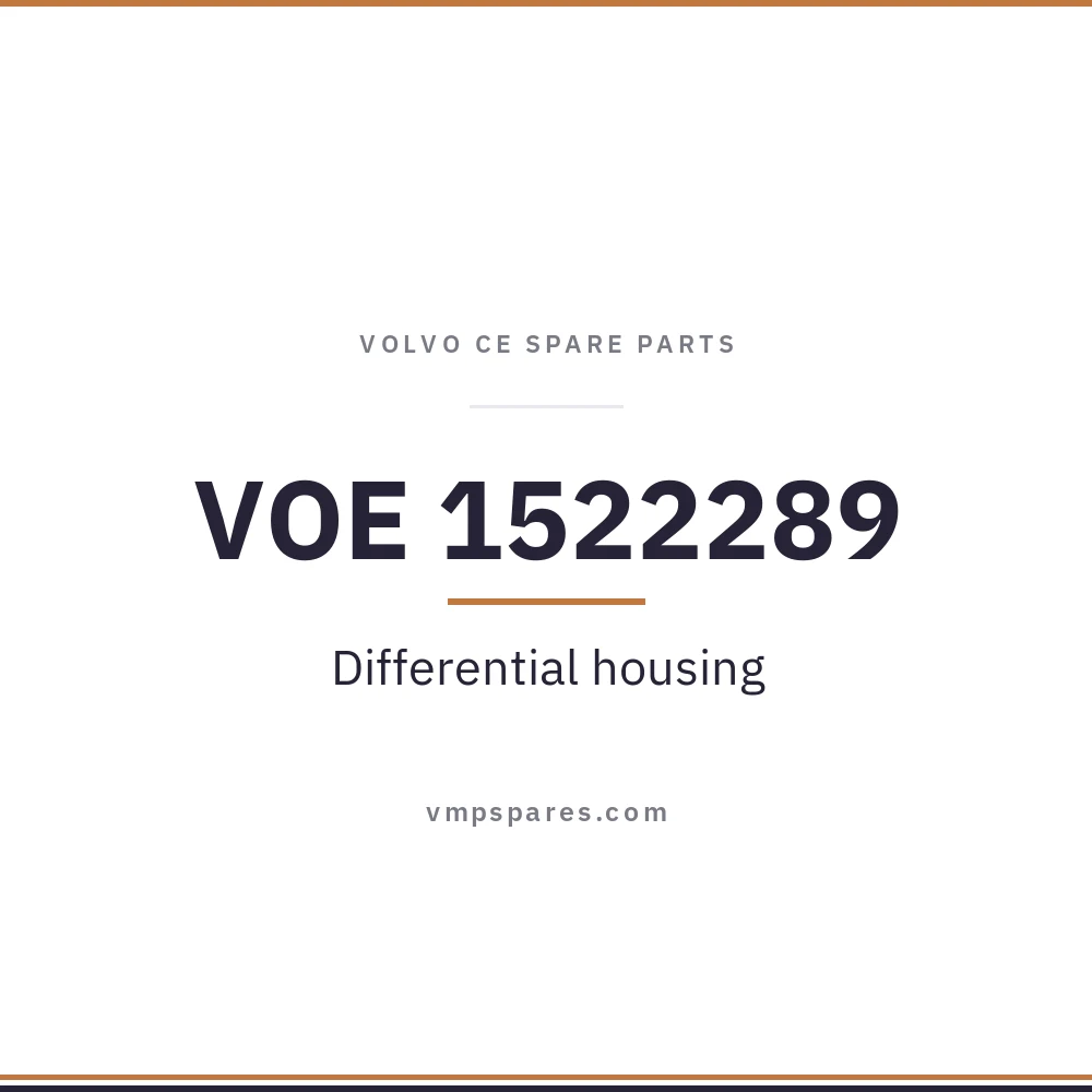 VOE 1522289 – Differential housing
