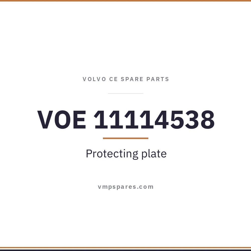 VOE 11114538 – Protecting plate