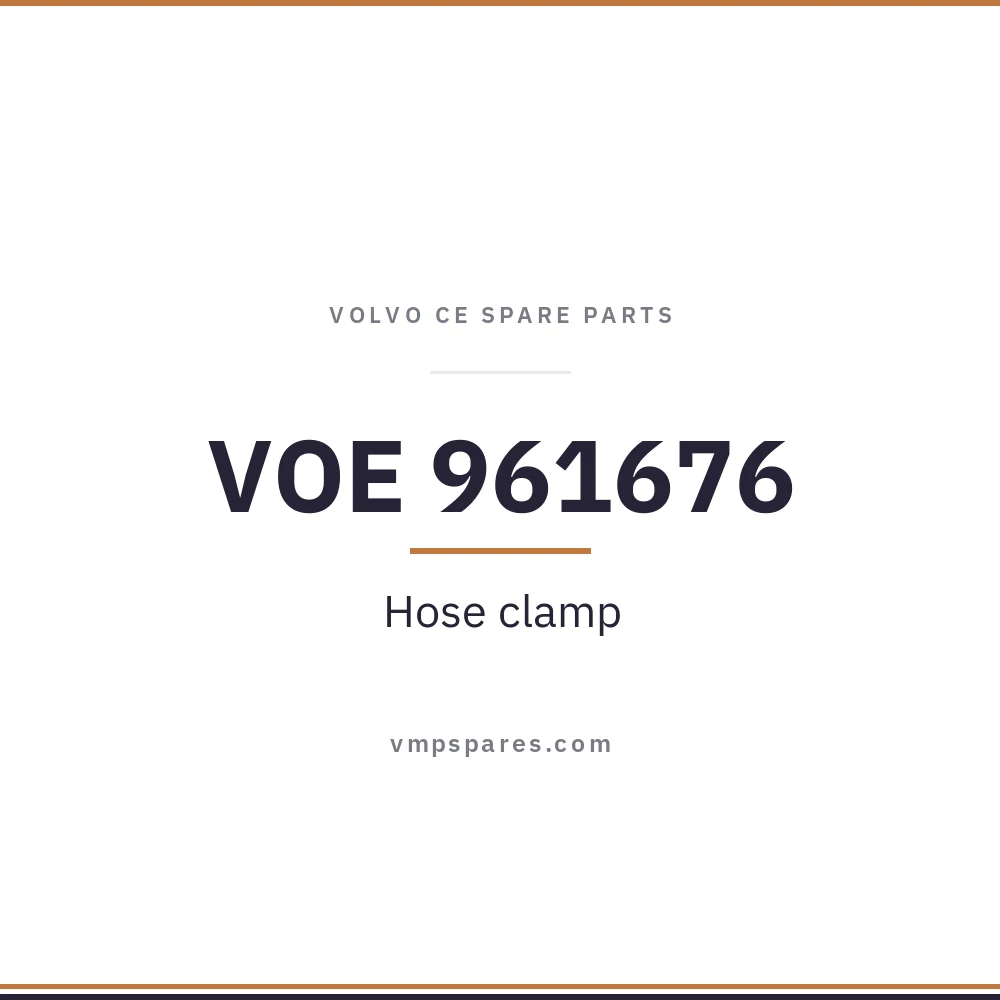 VOE 961676 – Hose clamp