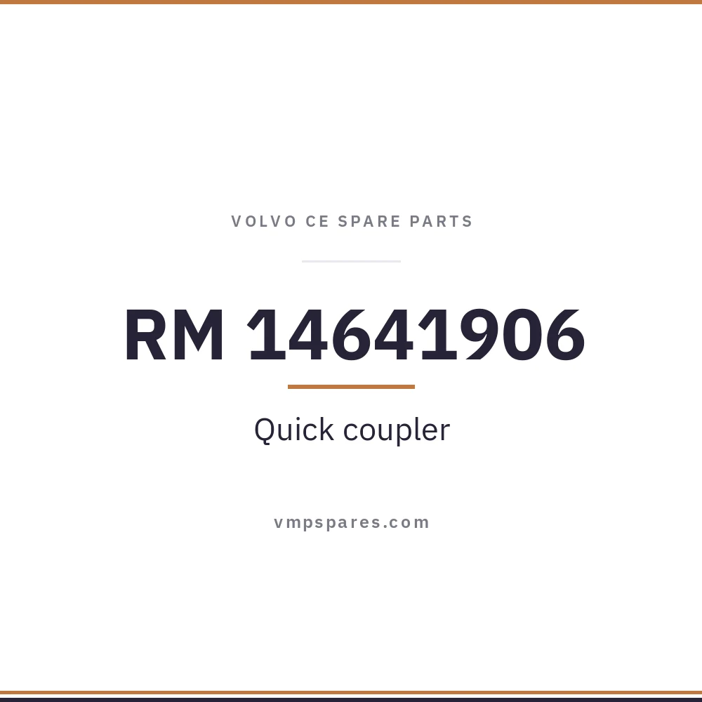 RM 14641906 – Quick coupler