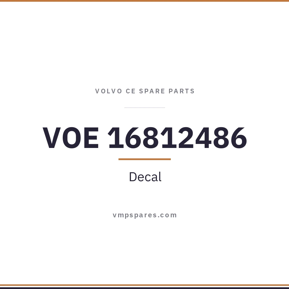 VOE 16812486 – Decal