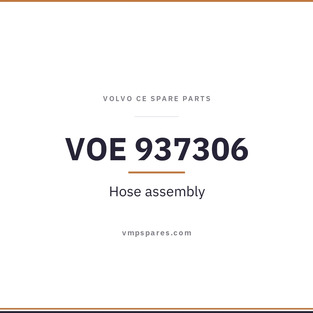 VOE 937306 – Hose assembly