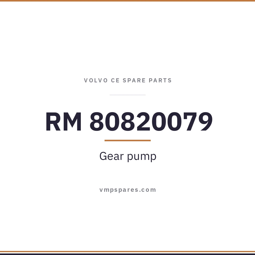 RM 80820079 – Gear pump