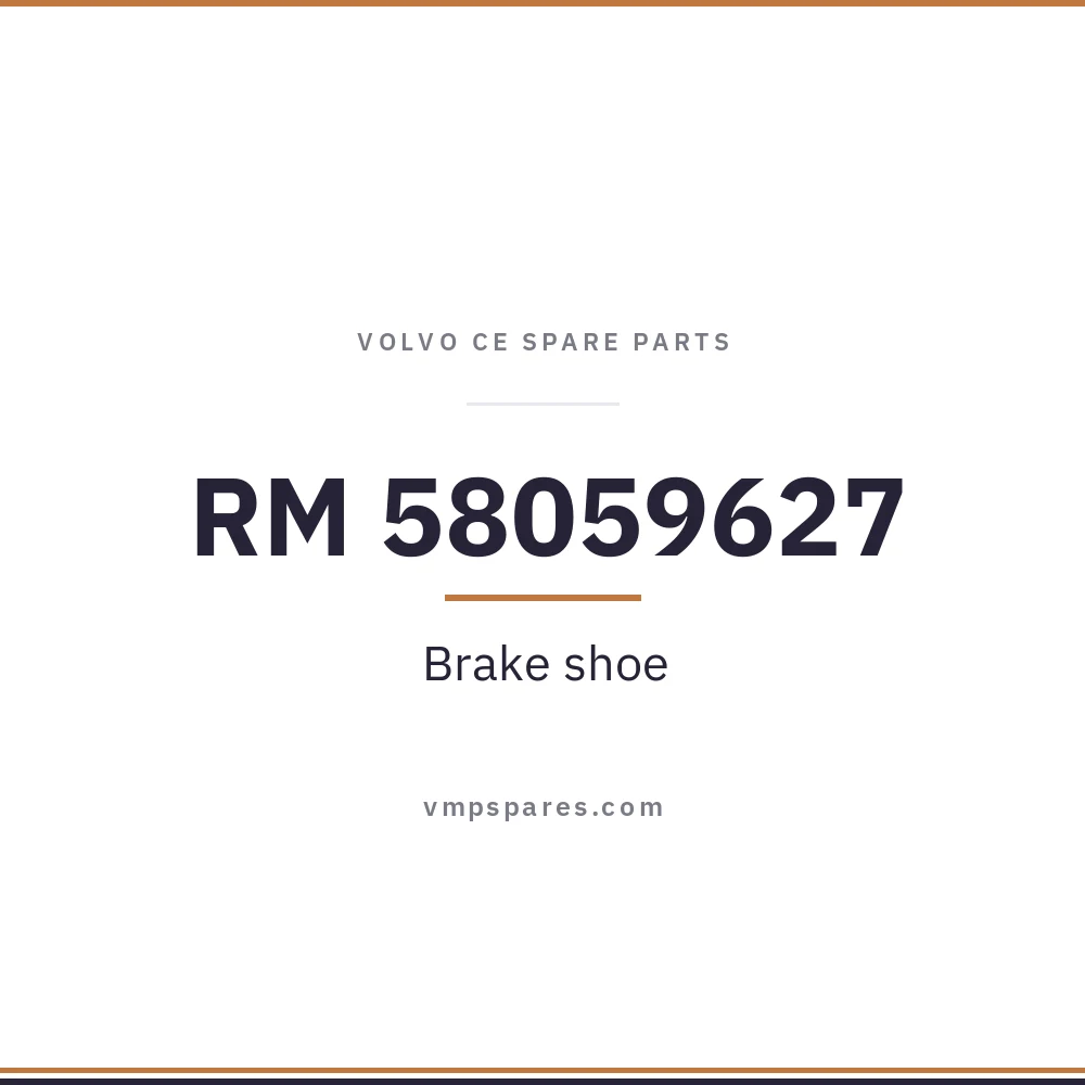 RM 58059627 – Brake shoe