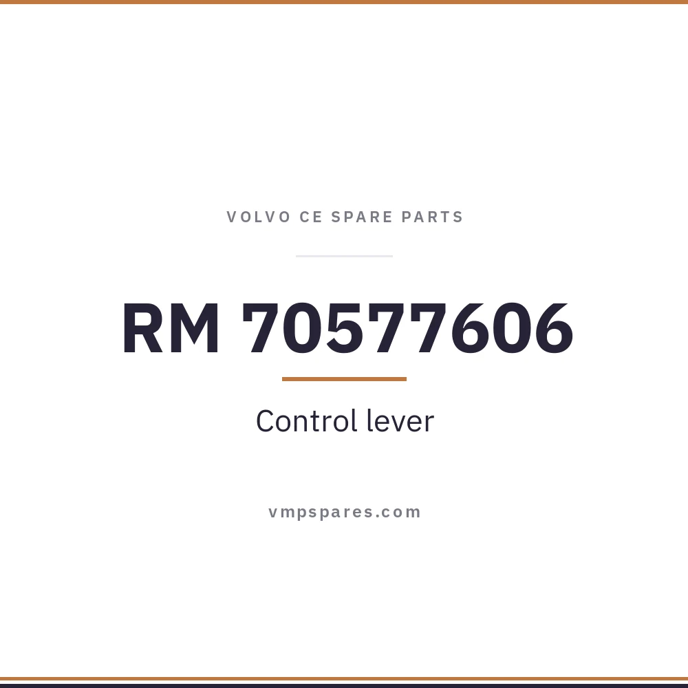 RM 70577606 – Control lever