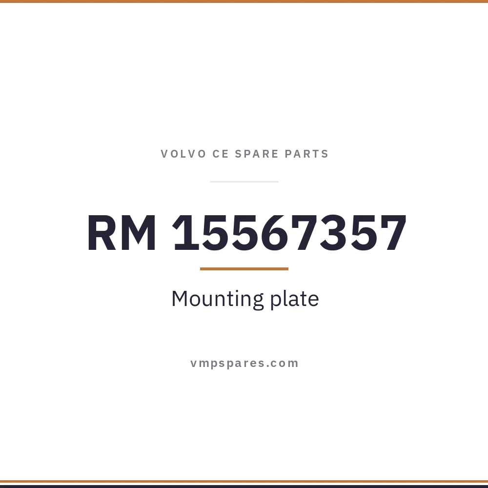 RM 15567357 – Mounting plate