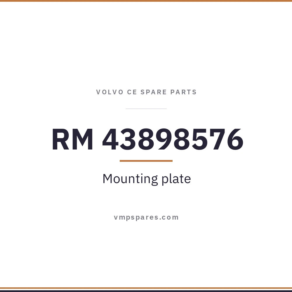 RM 43898576 – Mounting plate