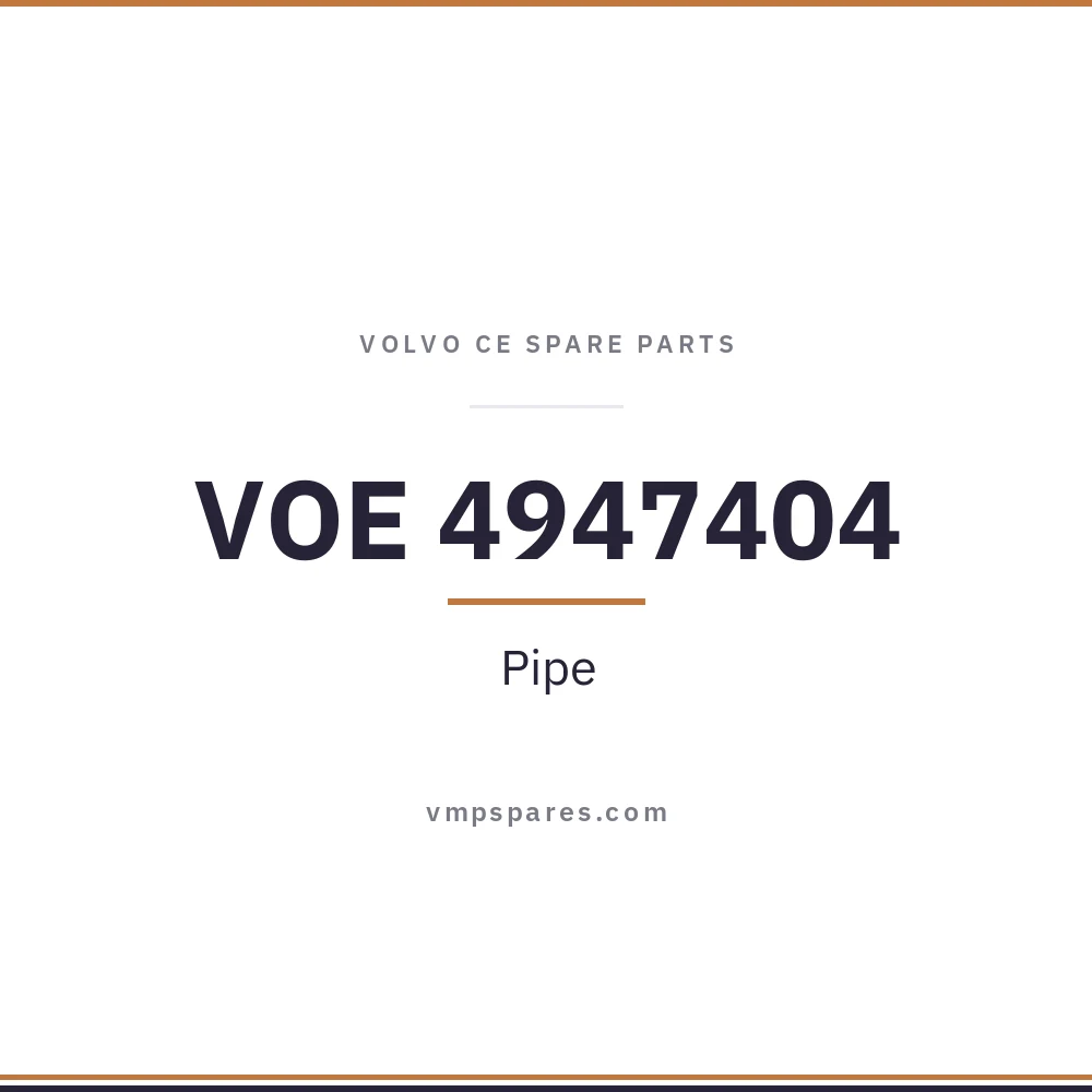 VOE 4947404 – Pipe