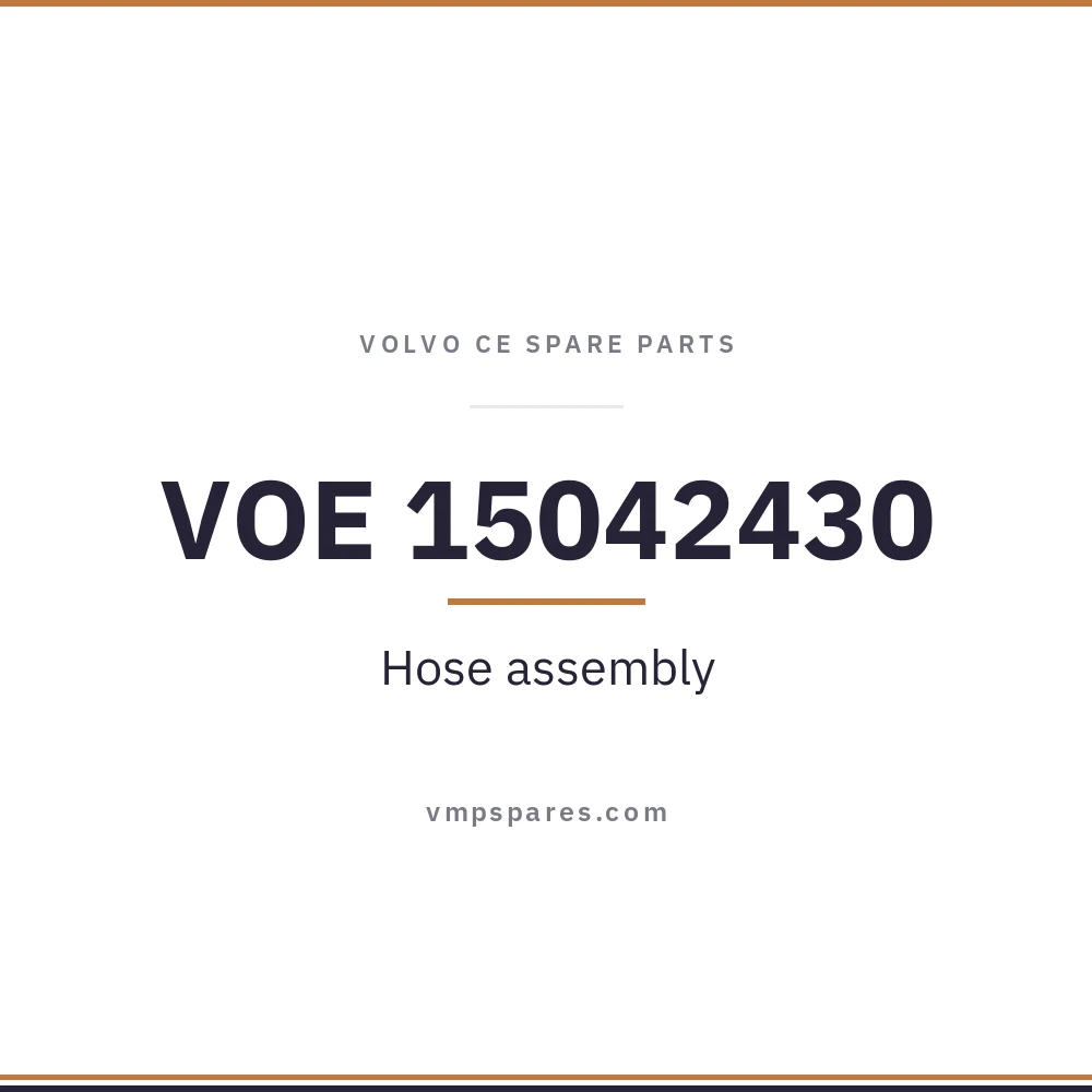VOE 15042430 – Hose assembly