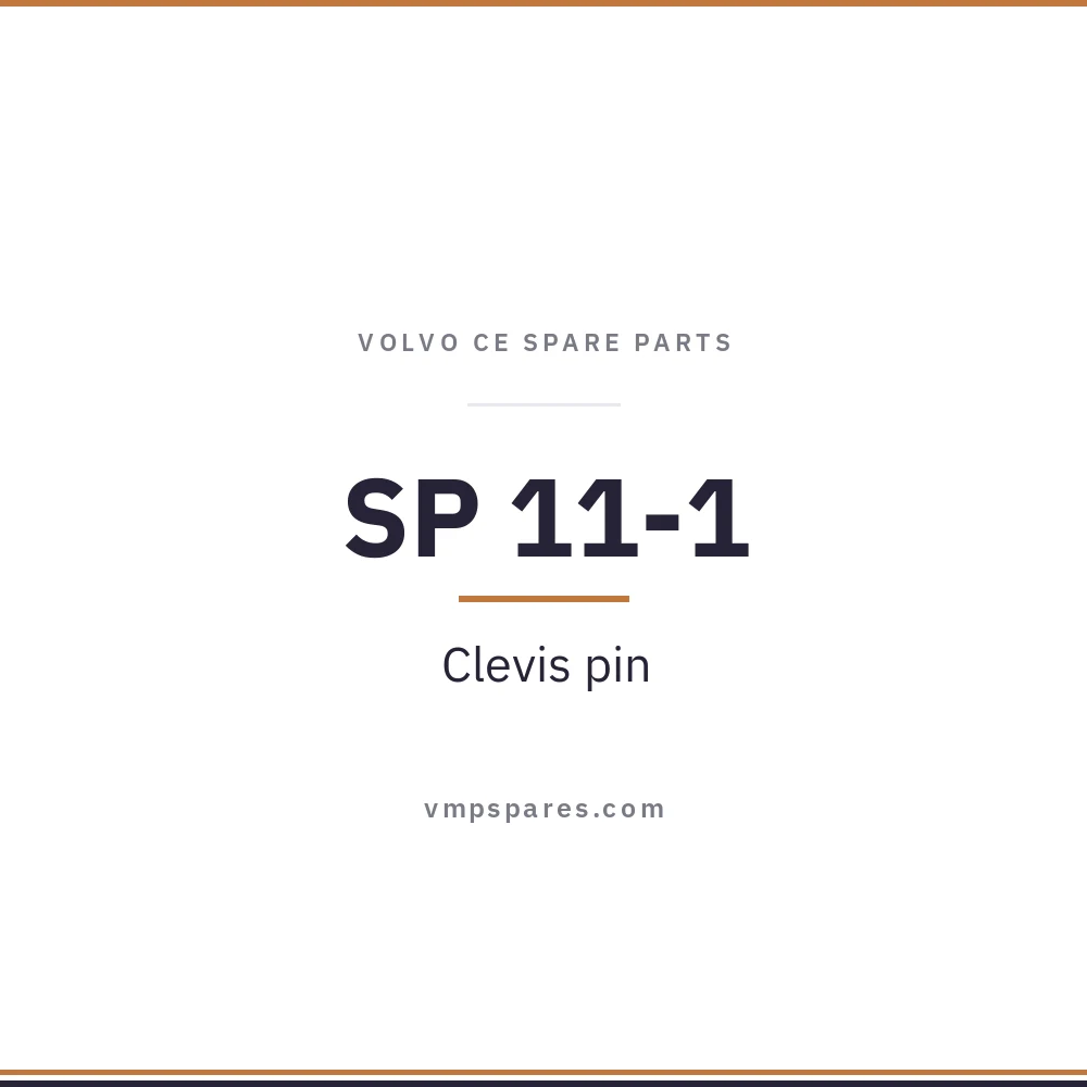 SP 11-1 – Clevis pin