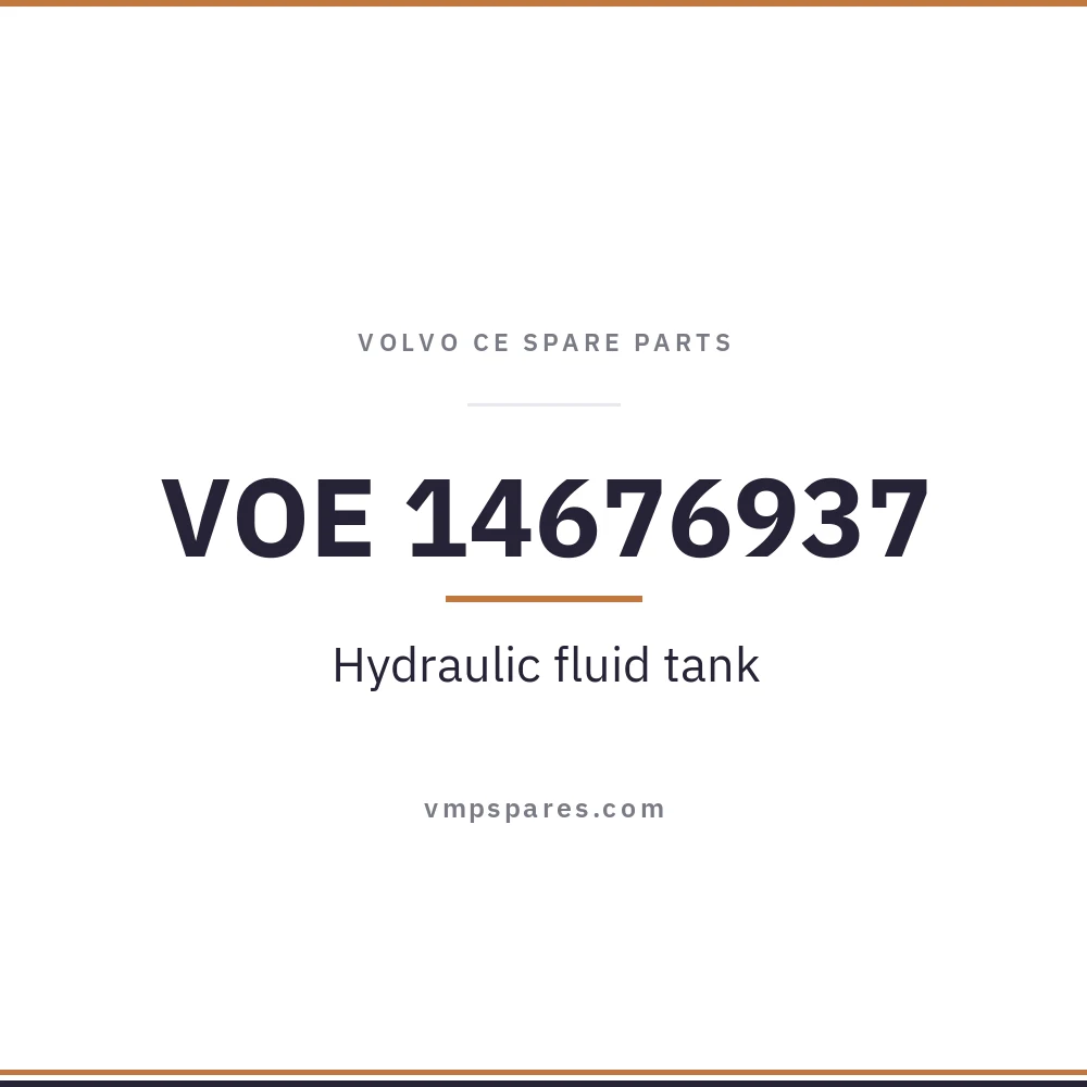 VOE 14676937 – Hydraulic fluid tank