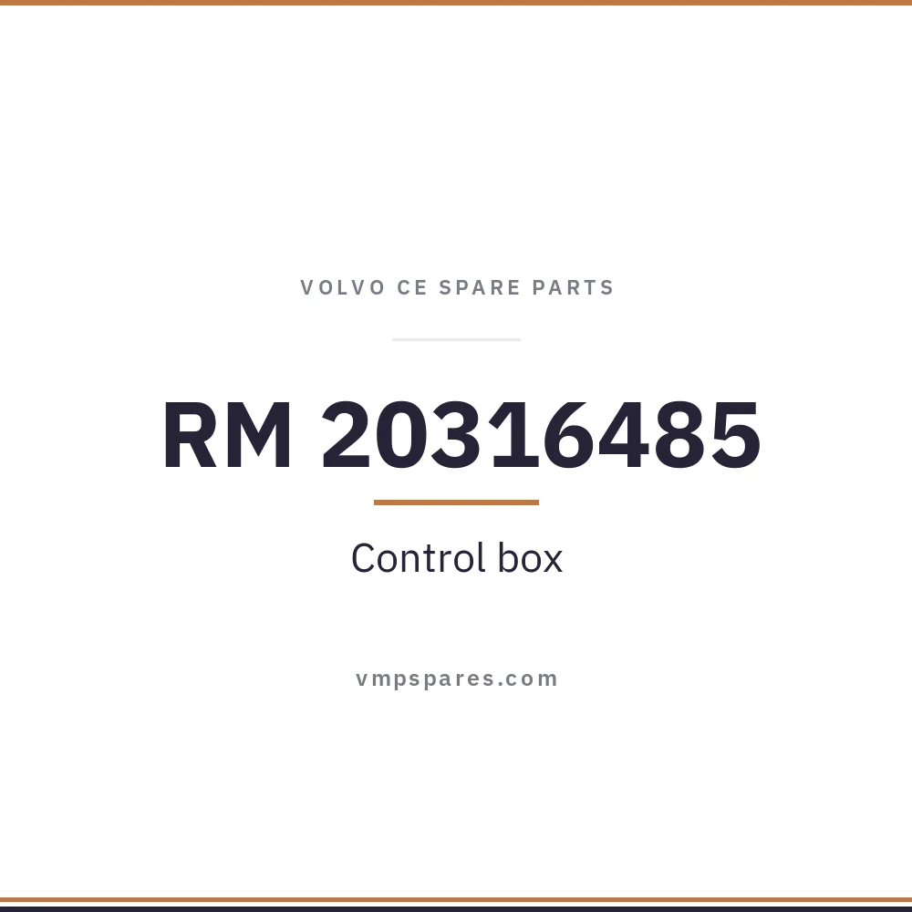 RM 20316485 – Control box