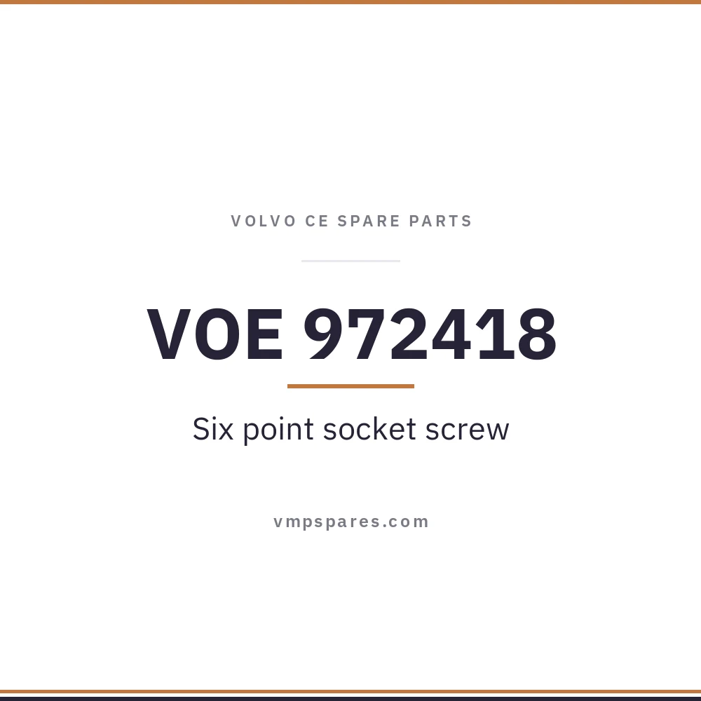 VOE 972418 – Six point socket screw