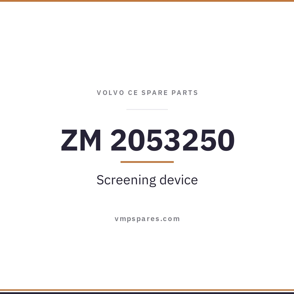 ZM 2053250 – Screening device