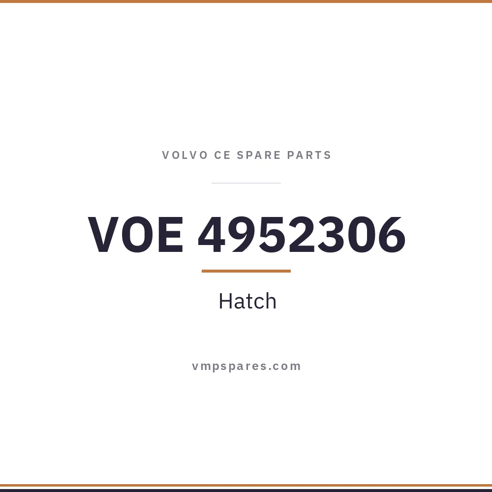 VOE 4952306 – Hatch