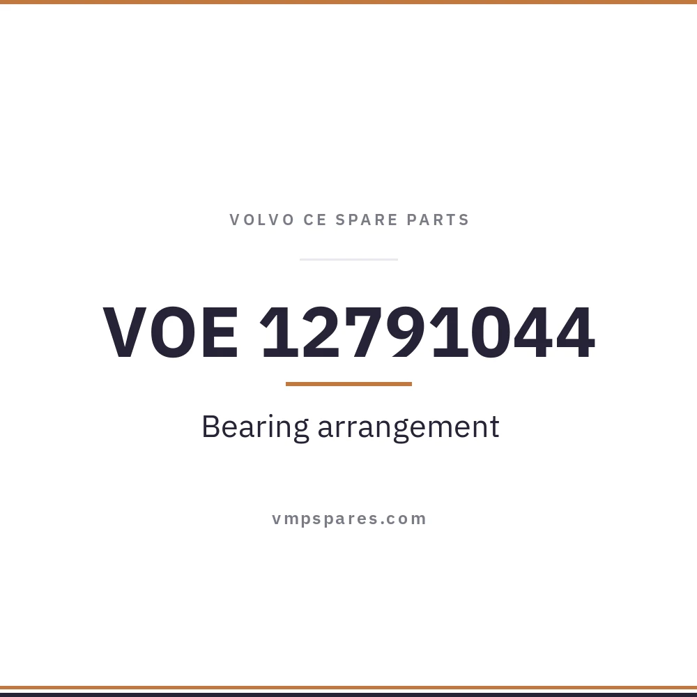 VOE 12791044 – Bearing arrangement