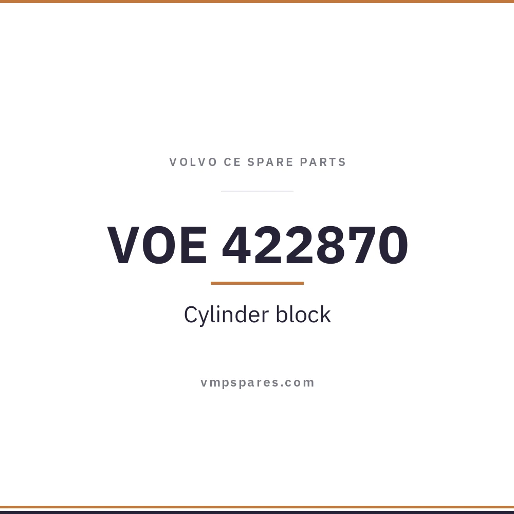 VOE 422870 – Cylinder block