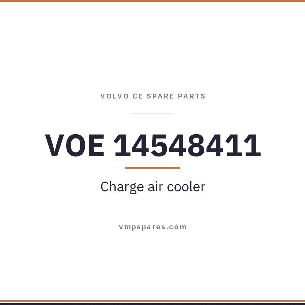 VOE 14548411 – Charge air cooler