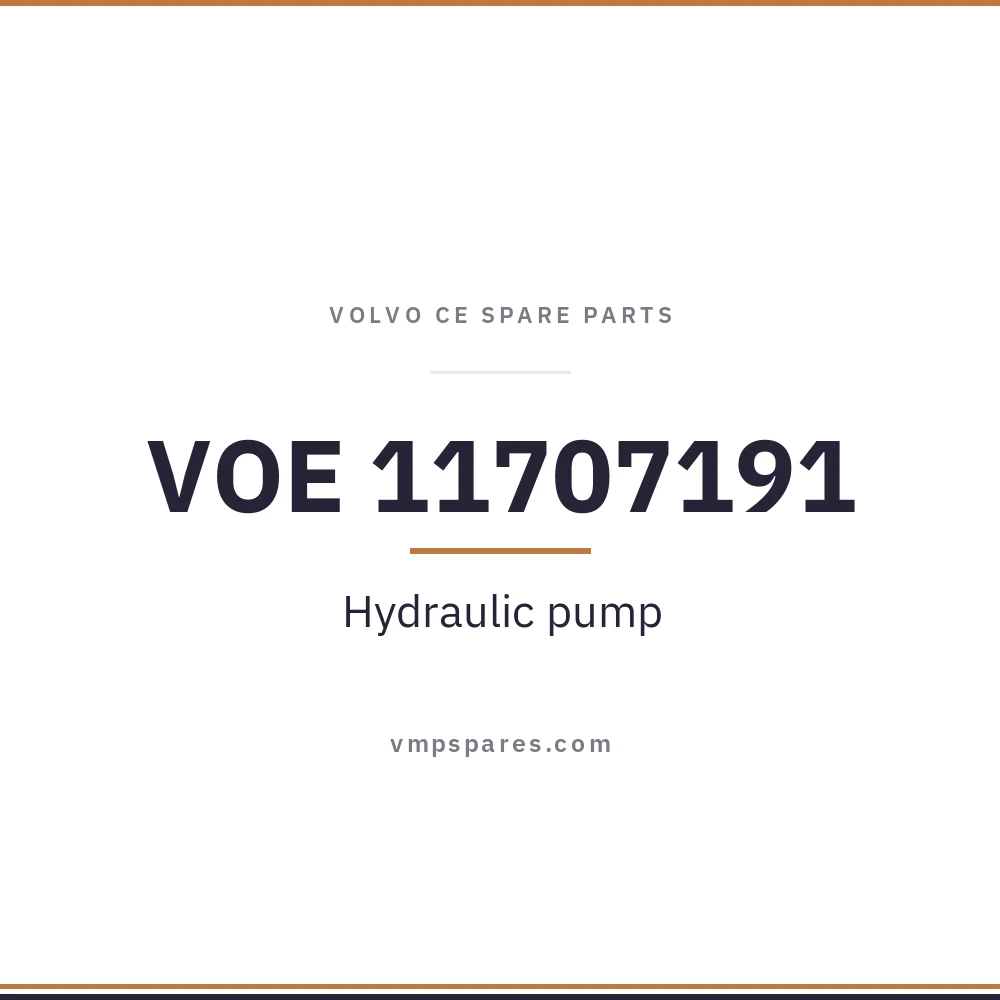 VOE 11707191 – Hydraulic pump